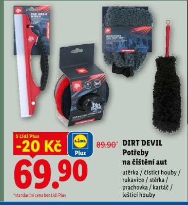 DIRT DEVIL Potřeby na čištění aut