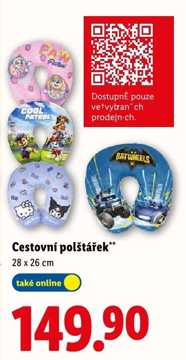 Cestovní polštářek