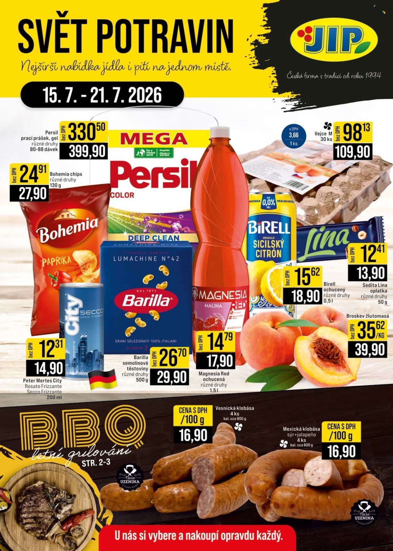 Leták JIP - 15. 7. 2026 - 21. 7. 2026. Strana 1