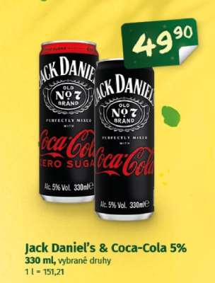 Jack Daniel's & Coca cola 5%