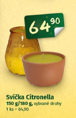 Svíčka citronella
