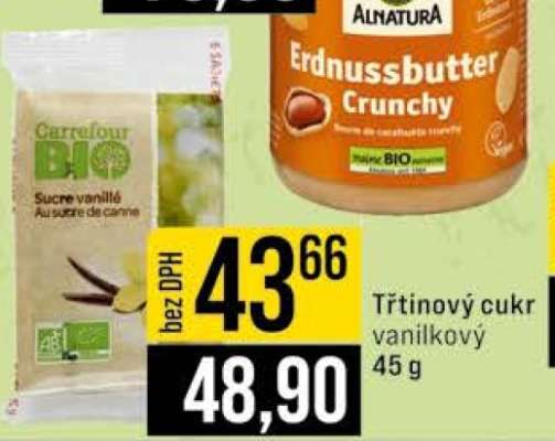 Třtinový cukr vanilkový