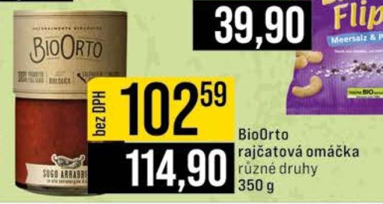 BioOrto rajčatová omáčka