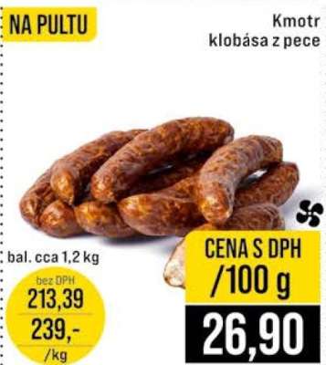 Kmotr klobása z pece
