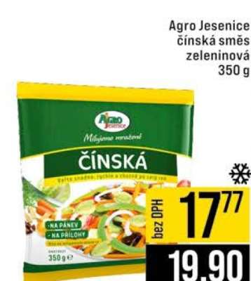 Agro Jesenice čínská směs zeleninová 350 g