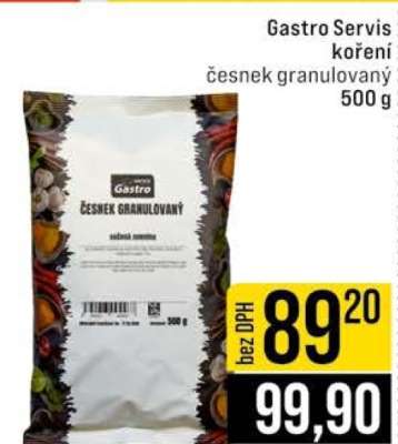 Gastro Servis koření česnek granulovaný 500 g