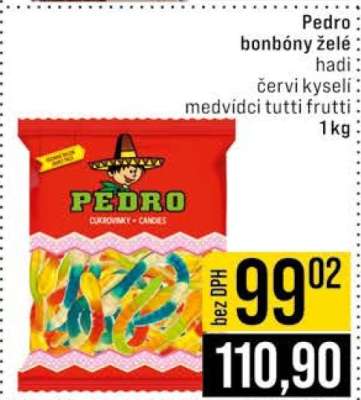 Pedro bonbóny želé