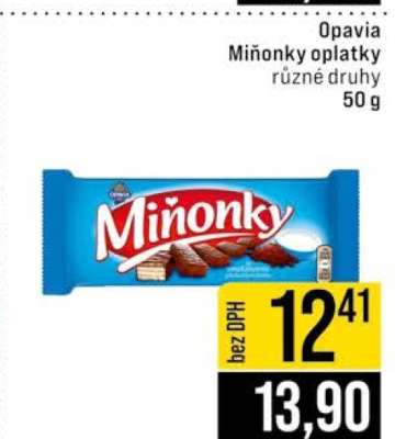 OPAVIA Miňonky Oplatky