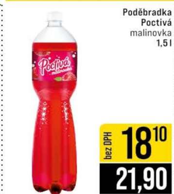 Poděbradka Poctivá malinovka