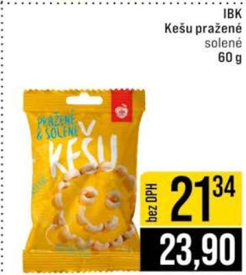 Kešu pražené solené