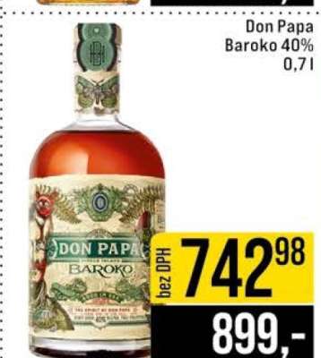 Don Papa Baroko 40% 0,7 l