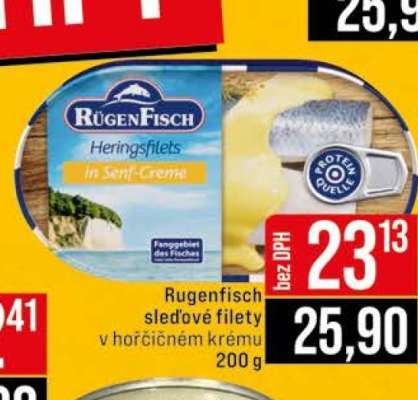 Rügenfisch sledové filety v hořčičném krému