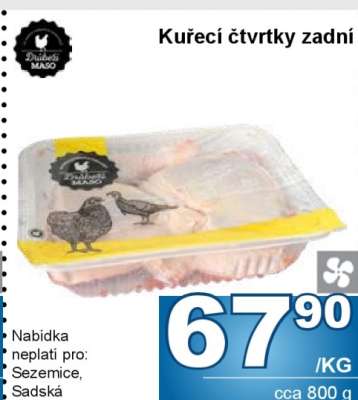 Kuřecí čtvrtky zadní