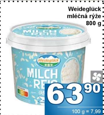 Weideglück mléčná rýže
