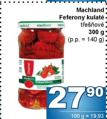 Machland Feferony kulaté