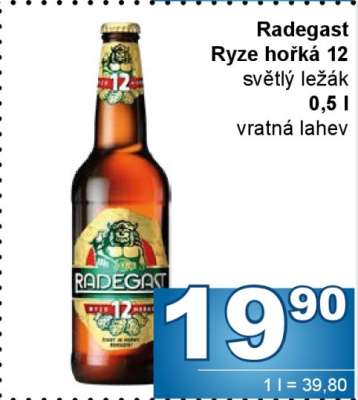 Radegast Ryze Hořká 12