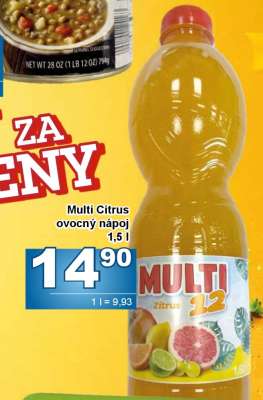 Multi Citrus ovocný nápoj