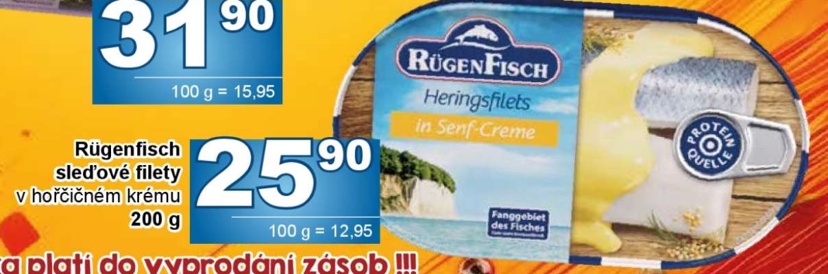 Rügenfisch sledové filety v hořčičném krému