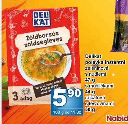 Delikat polévka instantní