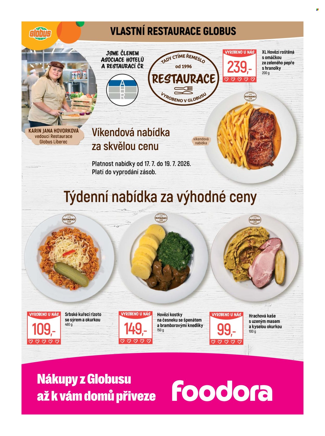Leták Globus - 15. 7. 2026 - 21. 7. 2026. Strana 7