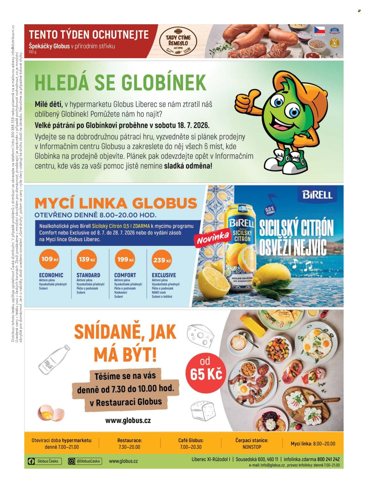 Leták Globus - 15. 7. 2026 - 21. 7. 2026. Strana 49