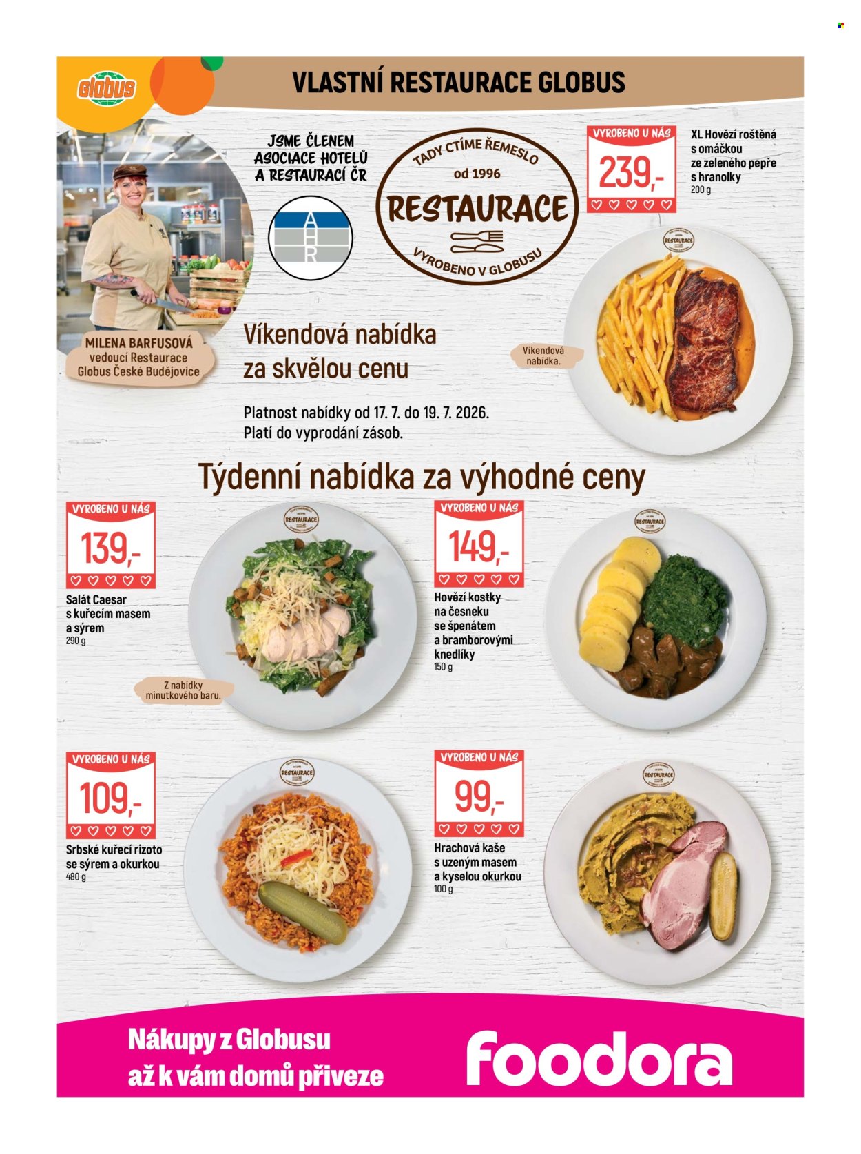 Leták Globus - 15. 7. 2026 - 21. 7. 2026. Strana 7