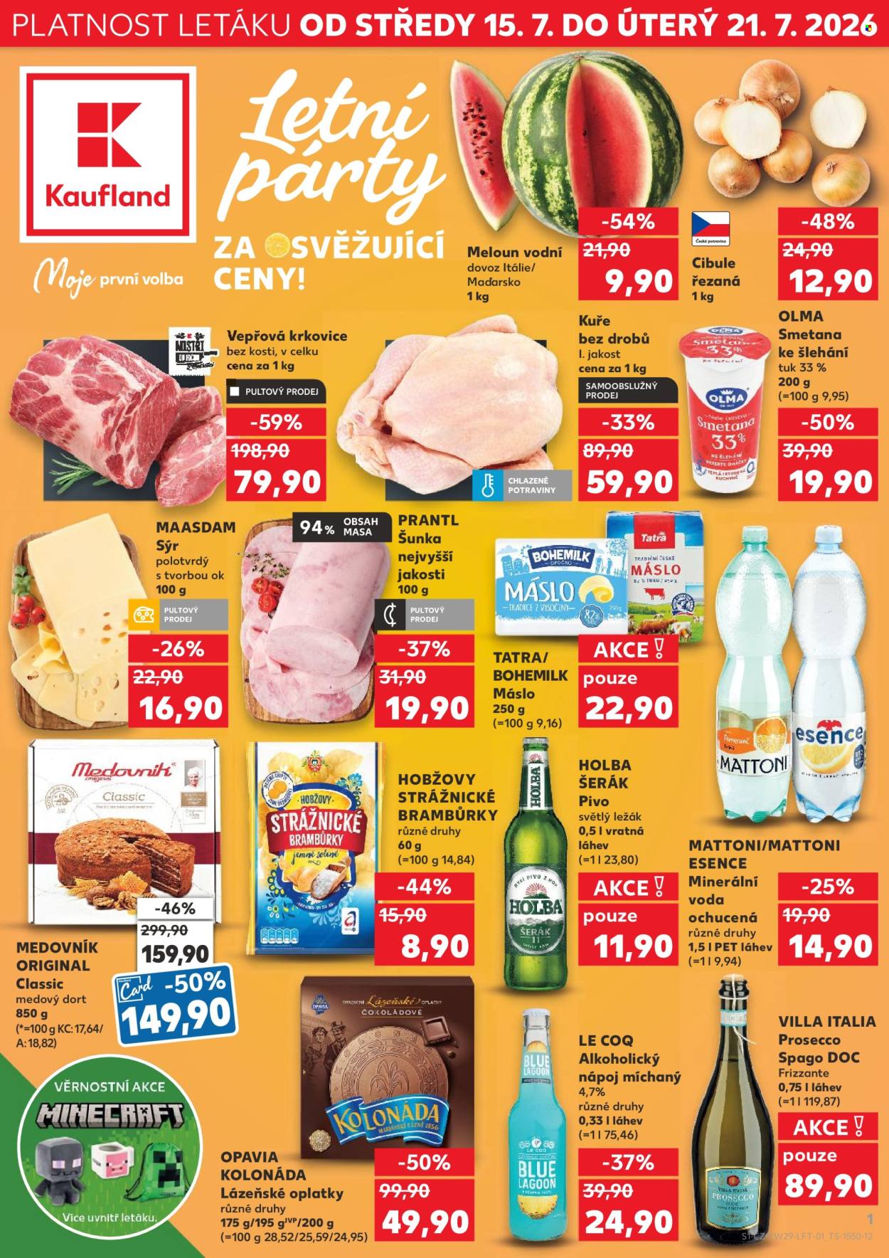 Leták Kaufland - 15. 7. 2026 - 21. 7. 2026. Strana 1