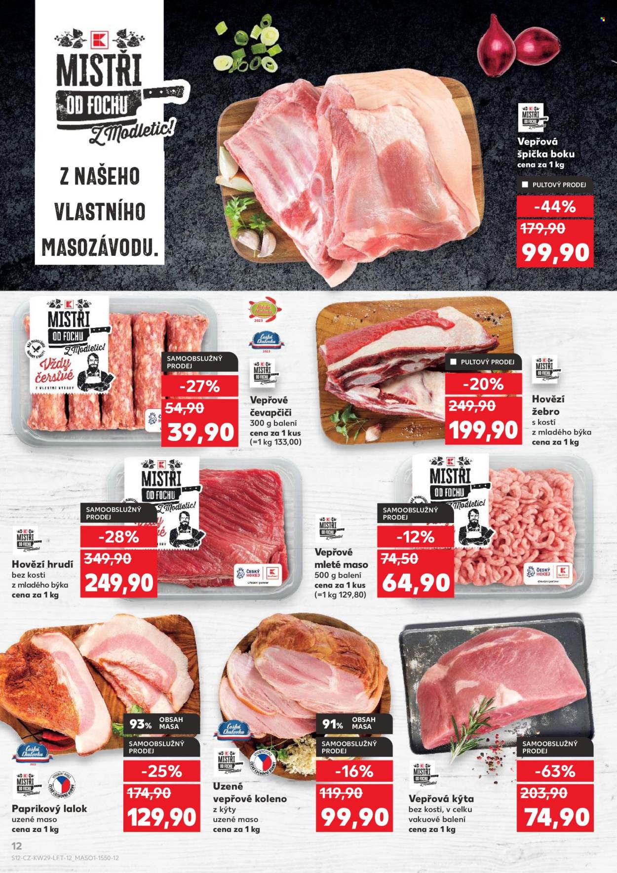 Leták Kaufland - 15. 7. 2026 - 21. 7. 2026. Strana 12