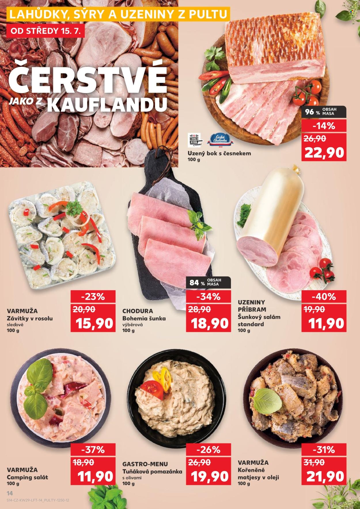 Leták Kaufland - 15. 7. 2026 - 21. 7. 2026. Strana 14