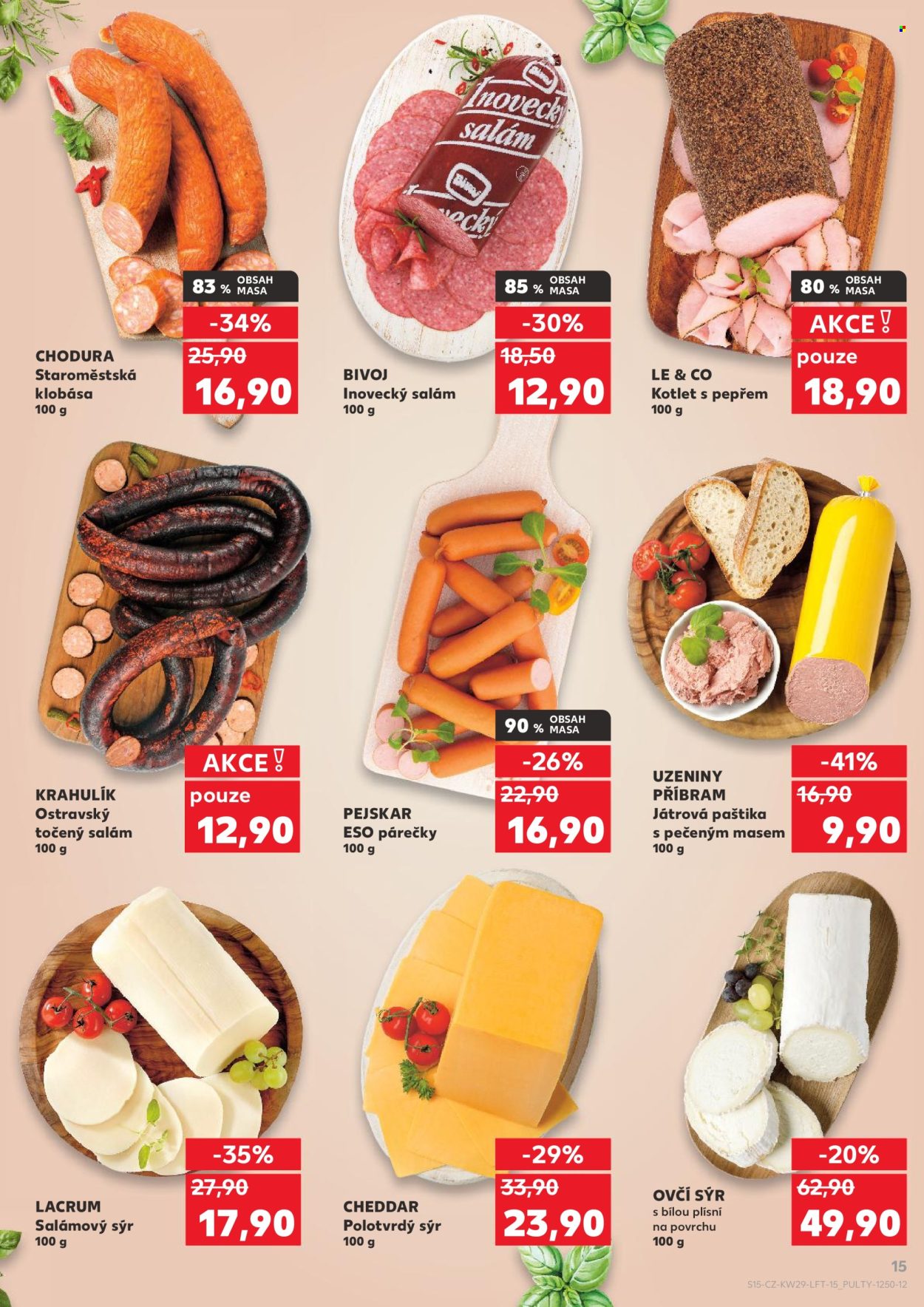 Leták Kaufland - 15. 7. 2026 - 21. 7. 2026. Strana 15