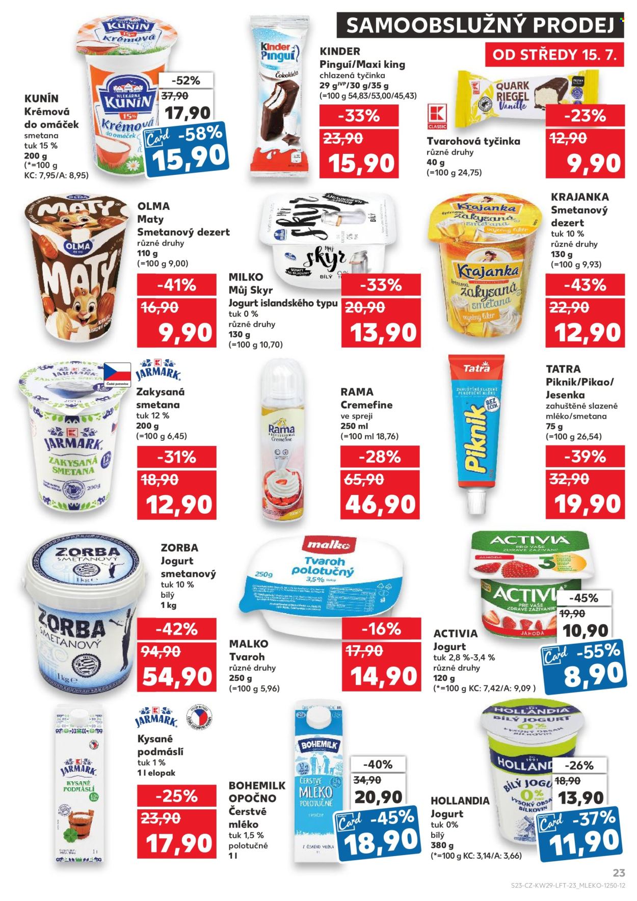 Leták Kaufland - 15. 7. 2026 - 21. 7. 2026. Strana 23