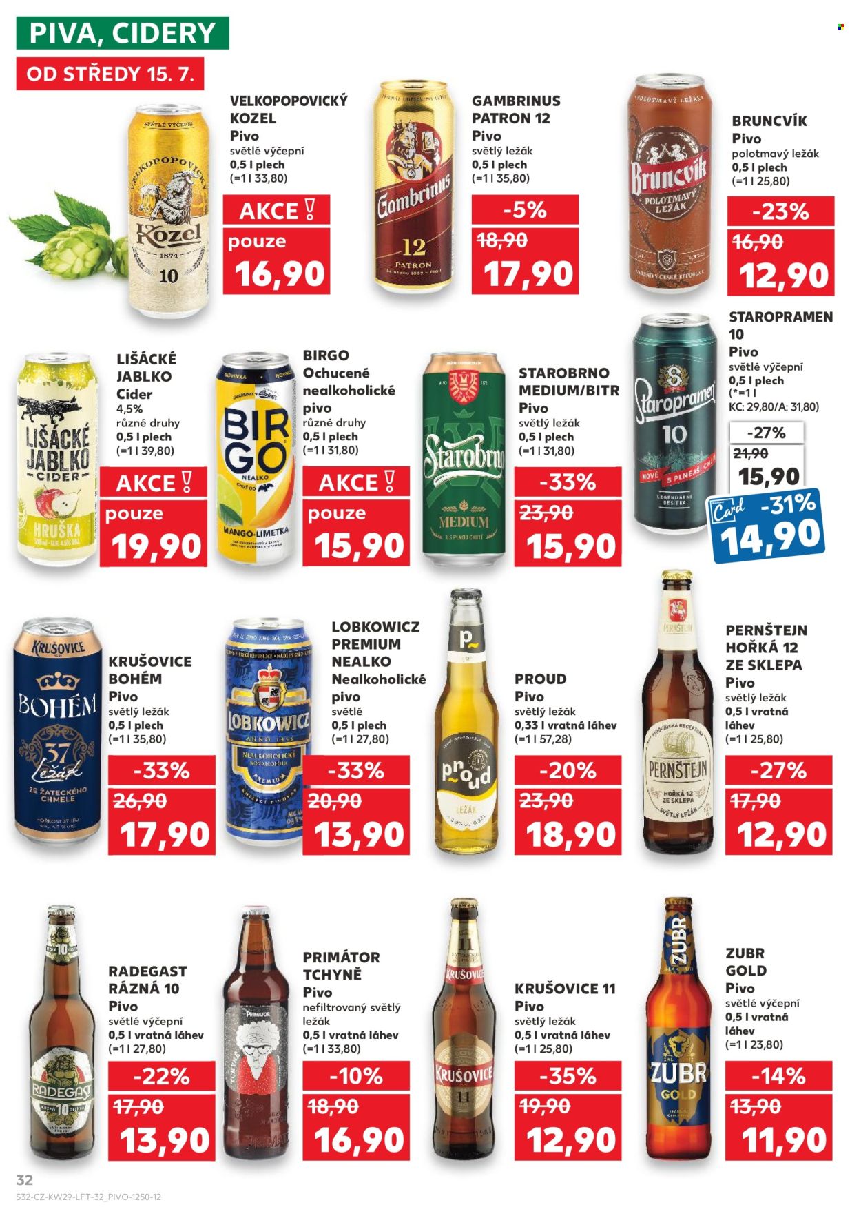 Leták Kaufland - 15. 7. 2026 - 21. 7. 2026. Strana 32