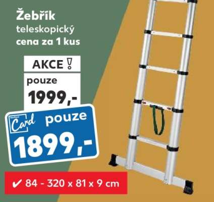 Žebřík teleskopický
