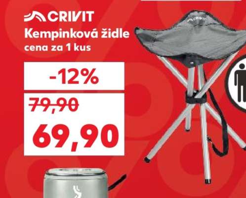 CRIVIT Kempinková židle