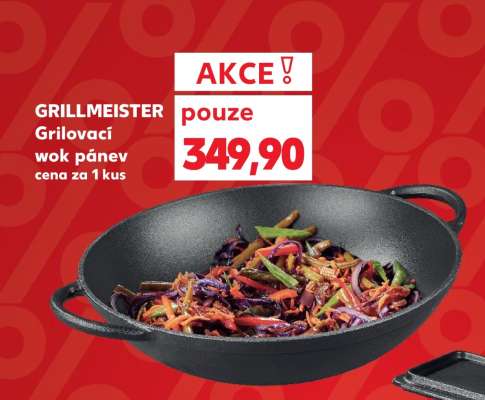 GRILLMEISTER Grilovací wok pánev