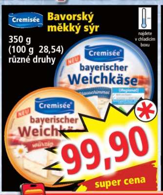 Cremisée Bavorský měkký sýr