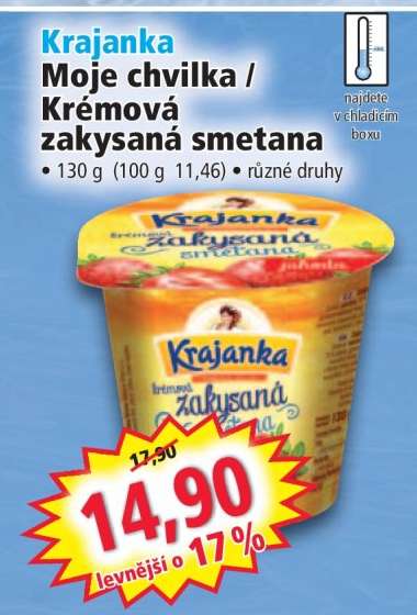 Krajanka Moje chvilka / Krémová zakysaná smetana