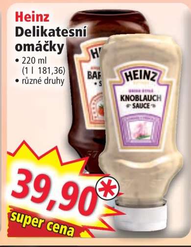 Heinz Delikatesní omáčky