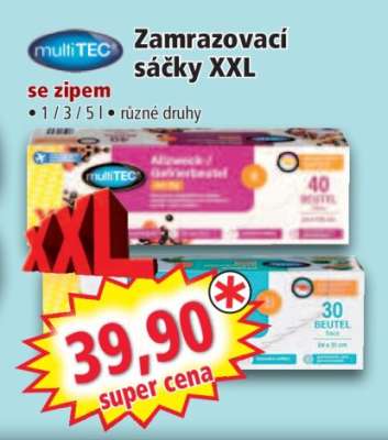 multiTEC Zamrazovací sáčky XXL