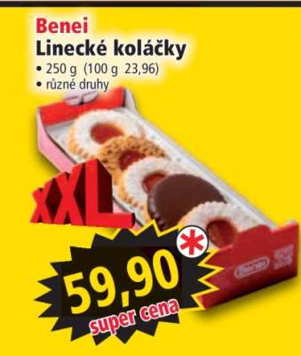 Benei Linecké koláčky