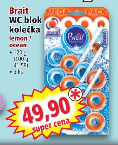 Brait WC blok kolečka