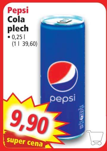 Pepsi Cola plech