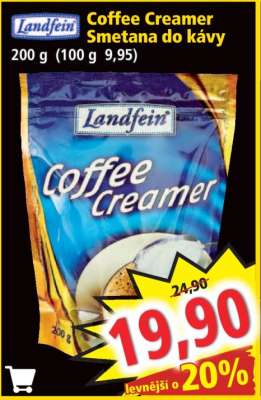 Coffee Creamer Smetana do kávy