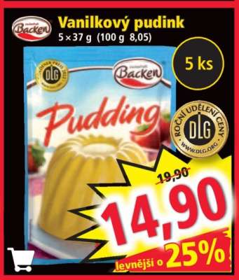 Vanilkový pudink