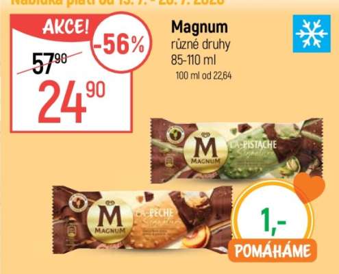 Magnum různé druhy