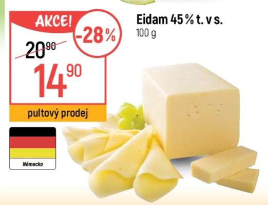Eidam 45 % t. v s.