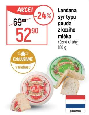 Landana, sýr typu gouda z kozího mléka