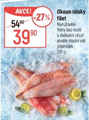 Okoun nilský filet