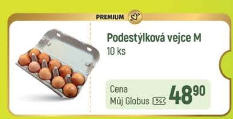 Podestýlková vejce M 10 ks