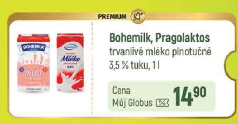 Bohemilk, Pragolaktos trvanlivé mléko plnotučné